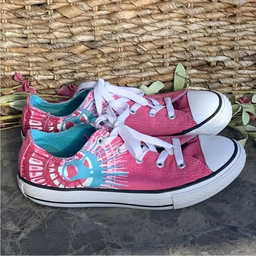 Converse Chuck Taylor All Star Paint Splatter Sneaker 647625F Juniors Size 3Y